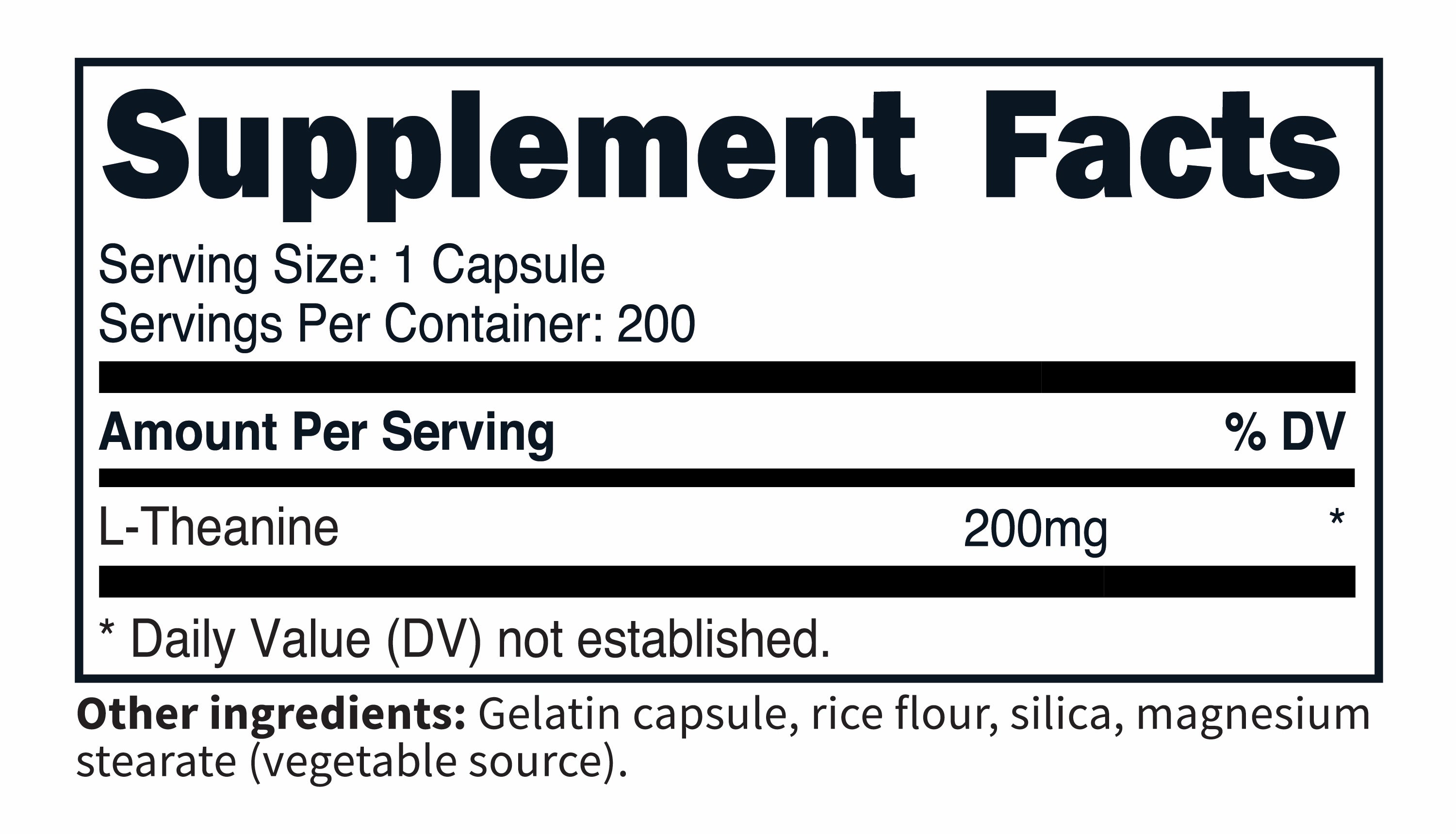 Default Title – Nutrition Label