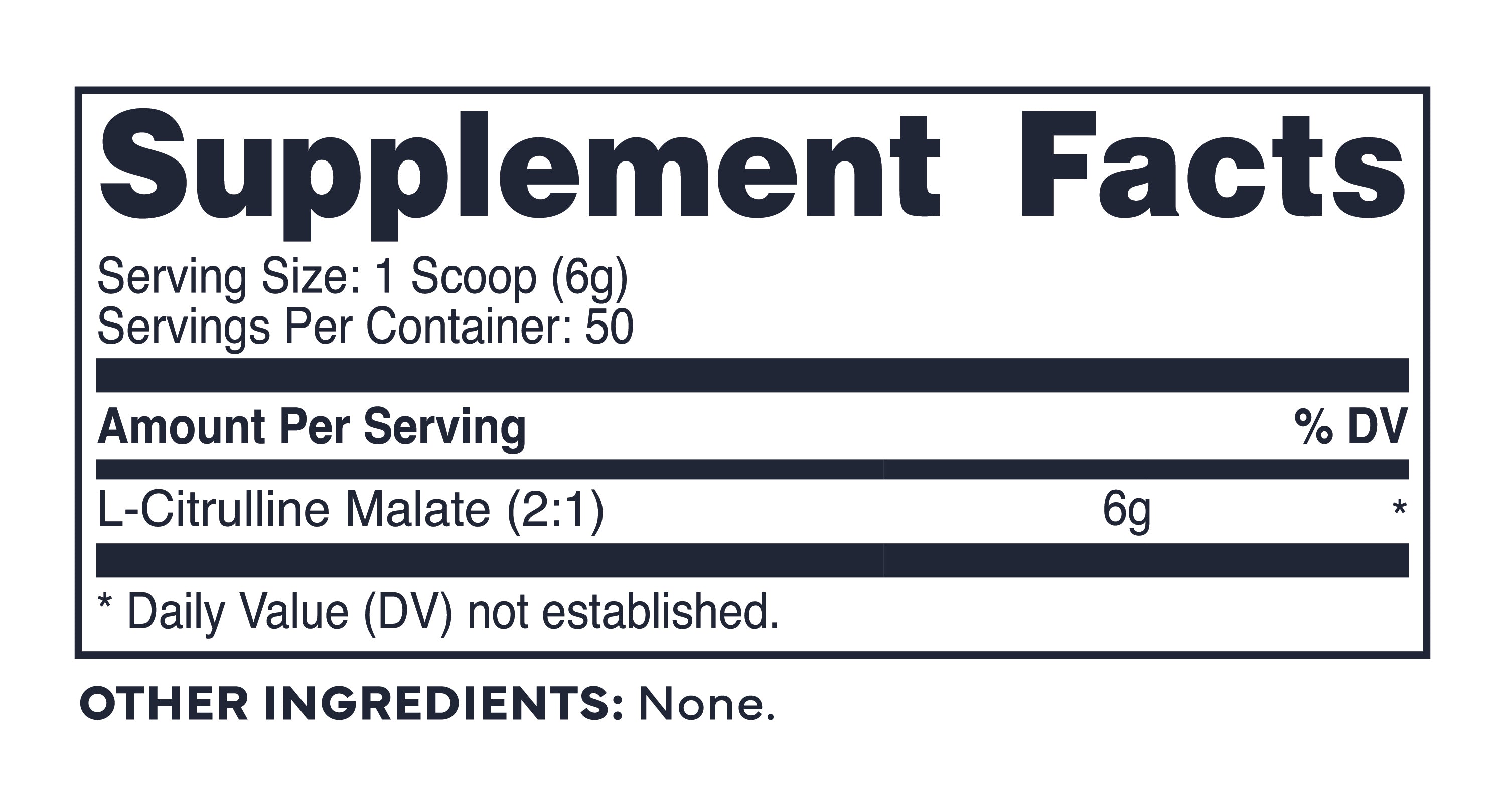 50 [SERV] – Nutrition Label