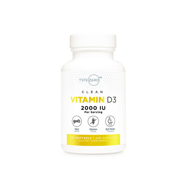 Type Zero Vitamin D3 Softgels