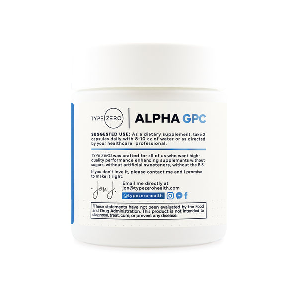 Alpha GPC Choline Capsules