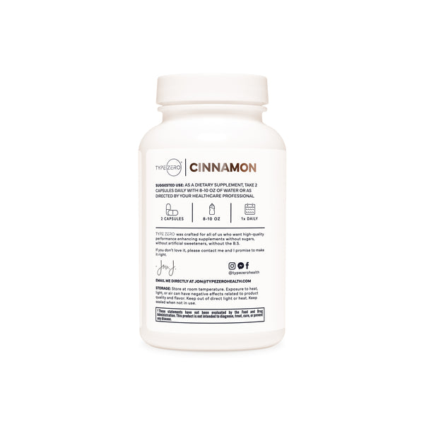 Type Zero Cinnamon Capsules