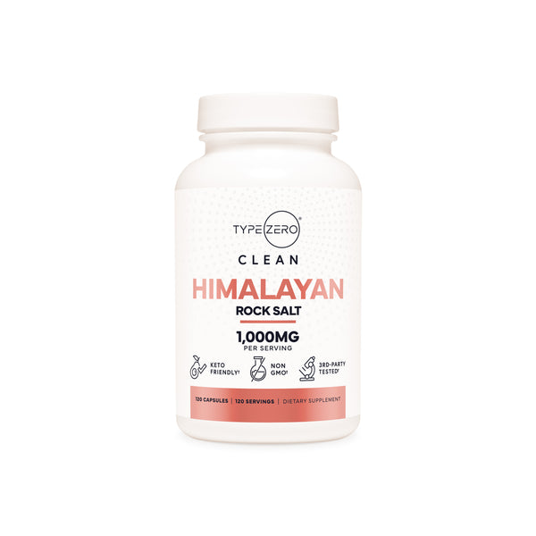 Type Zero Pink Himalayan Salt Capsules