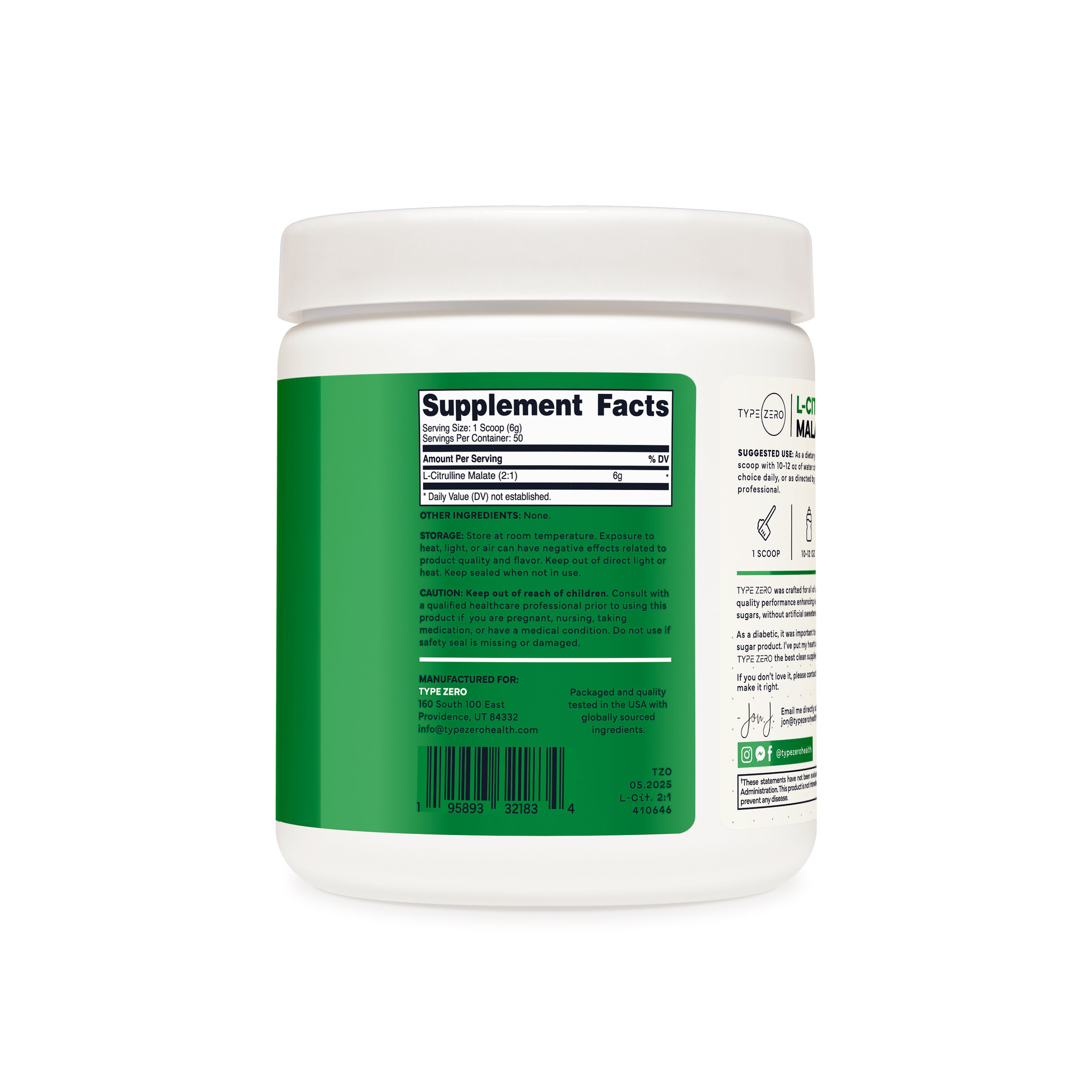 L-Citrulline Malate 2:1 – Type Zero Health