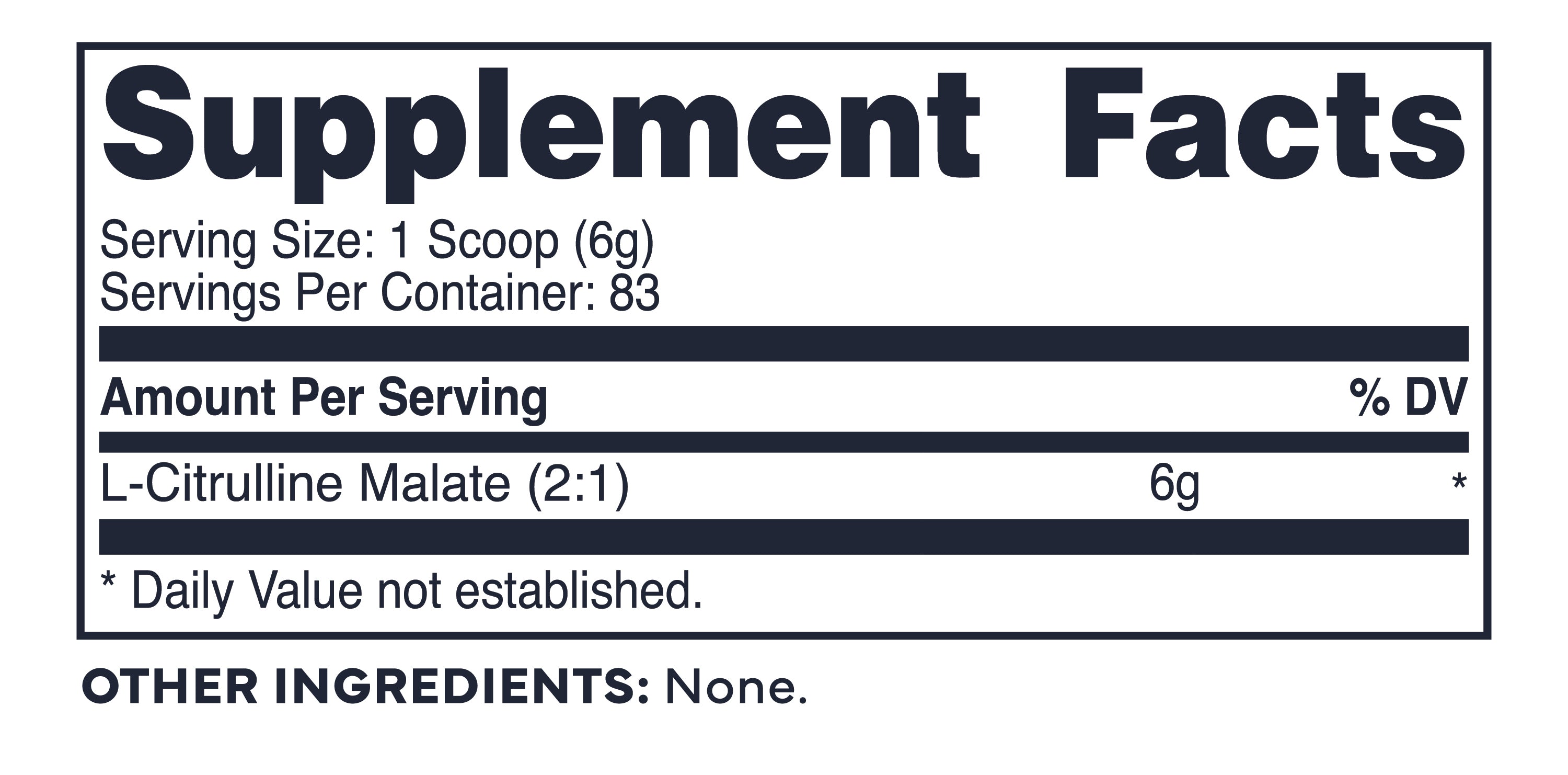 83 [SERV] – Nutrition Label