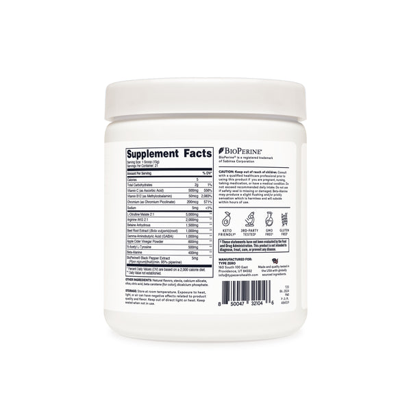 Type Zero Clean Stim Free Pre Workout + Nitric Oxide Booster