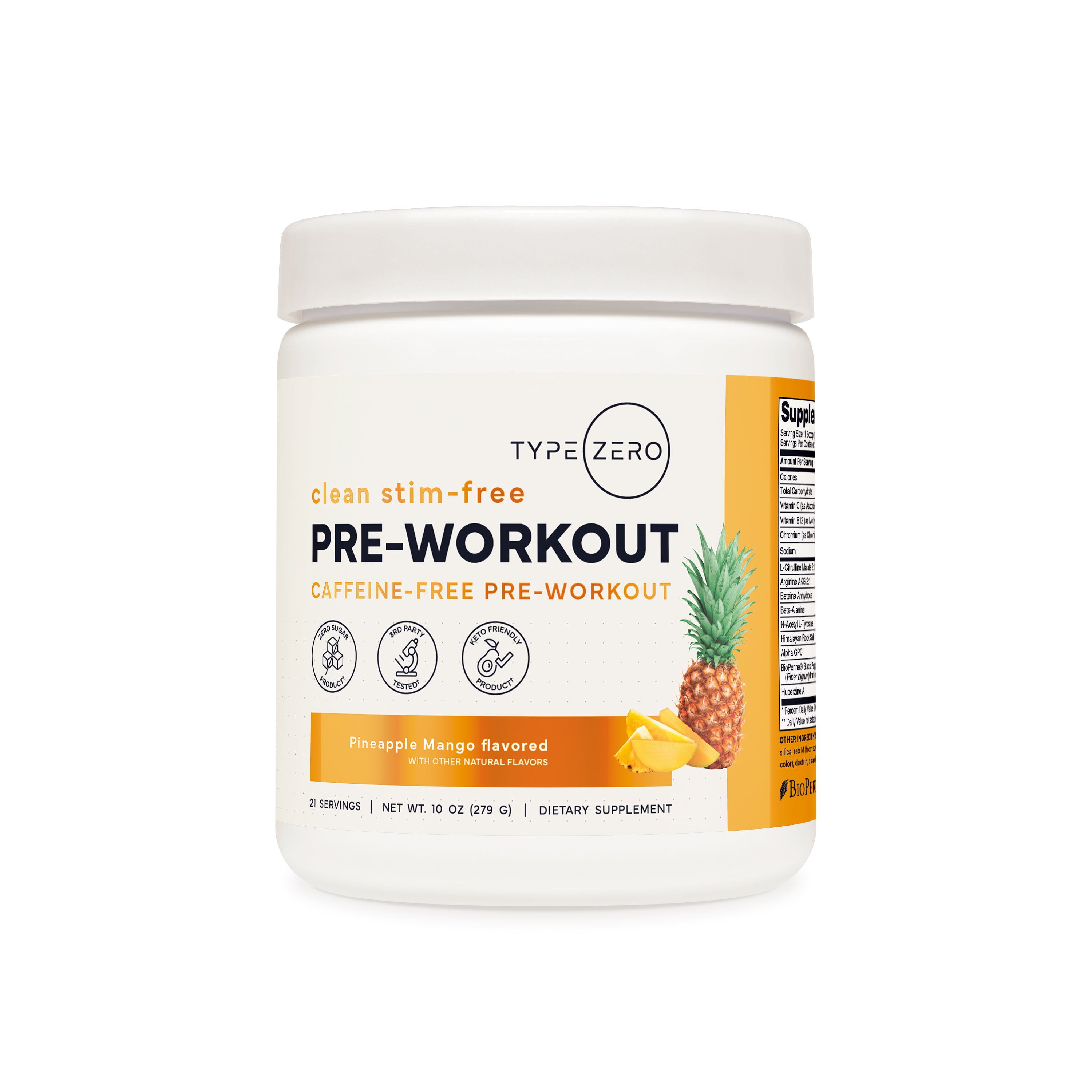 Stim-Free Pre-Workout – Type Zero Health