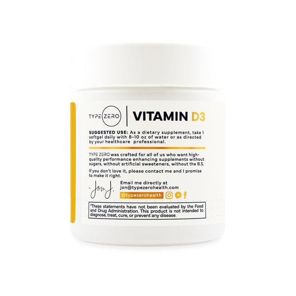 Vitamin D3 Softgels