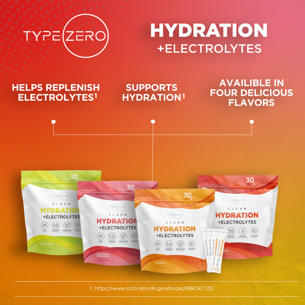 Type Zero Hydration Stick Packs