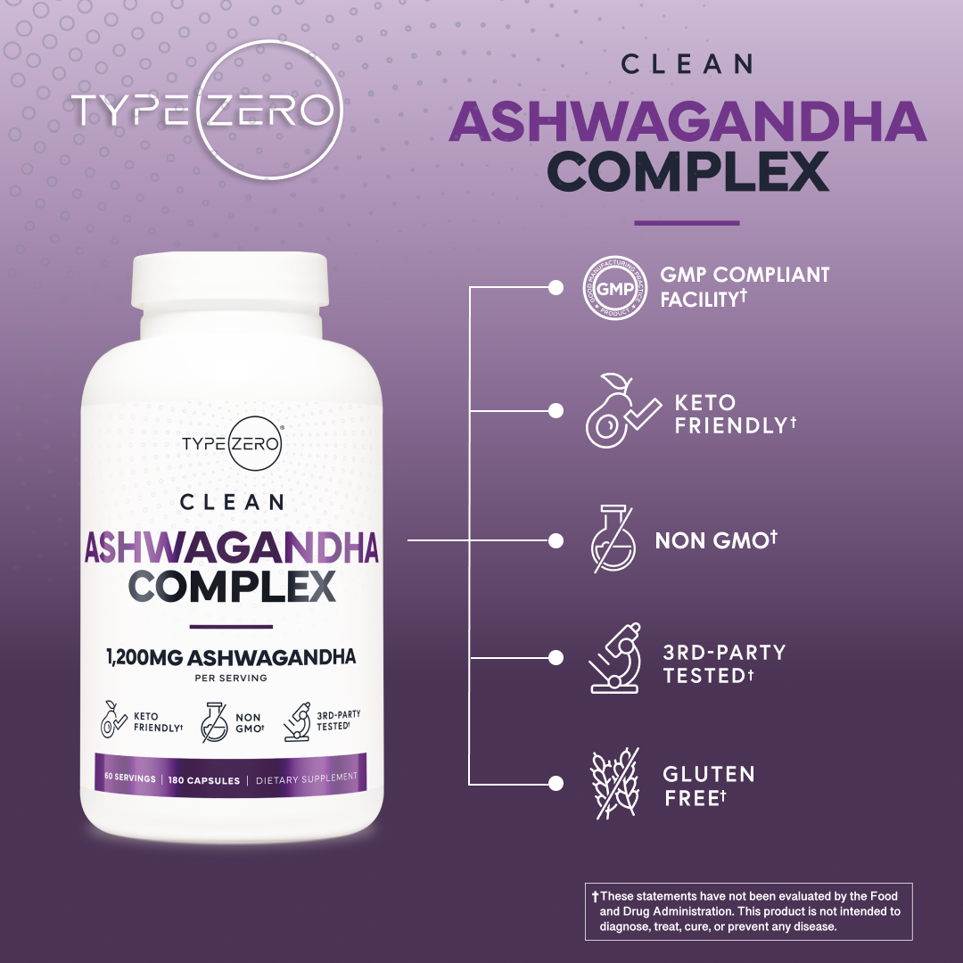 Ashwagandha Complex Capsules – Type Zero Health