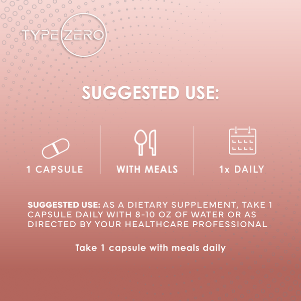 Type Zero Pink Himalayan Salt Capsules