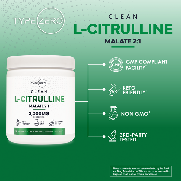 Type Zero Clean L-Citrulline Malate 2:1
